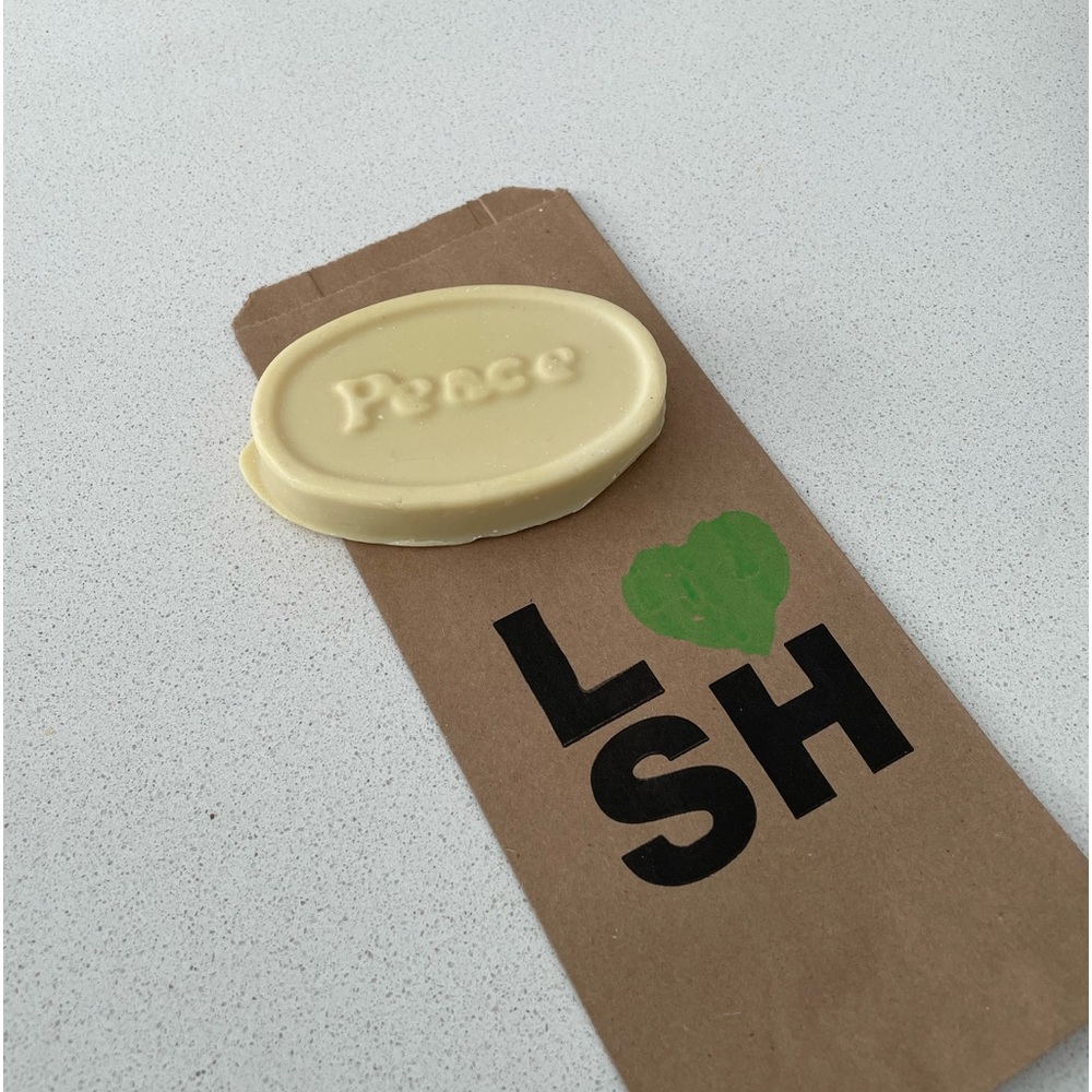 Lush discontinued peace solid massage bar